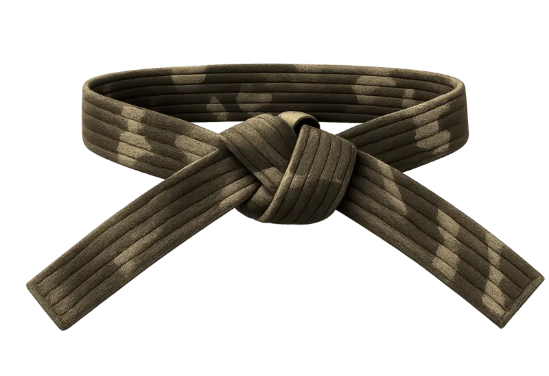 Camo jiu-jitsu belt